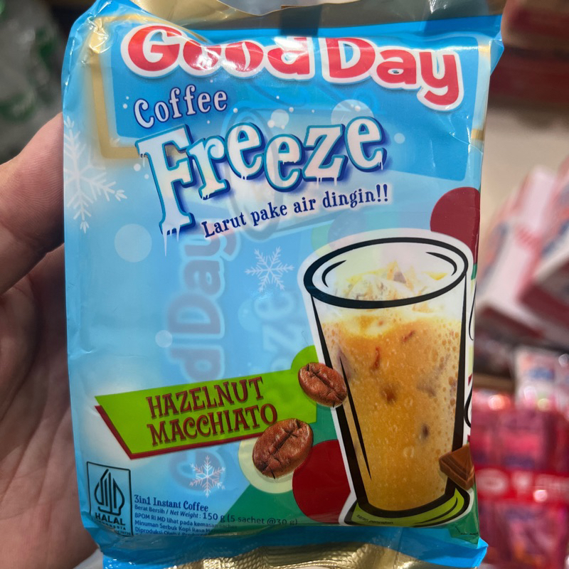 

Kopi Good Day Freeze Hazelnut Macchiato Pak