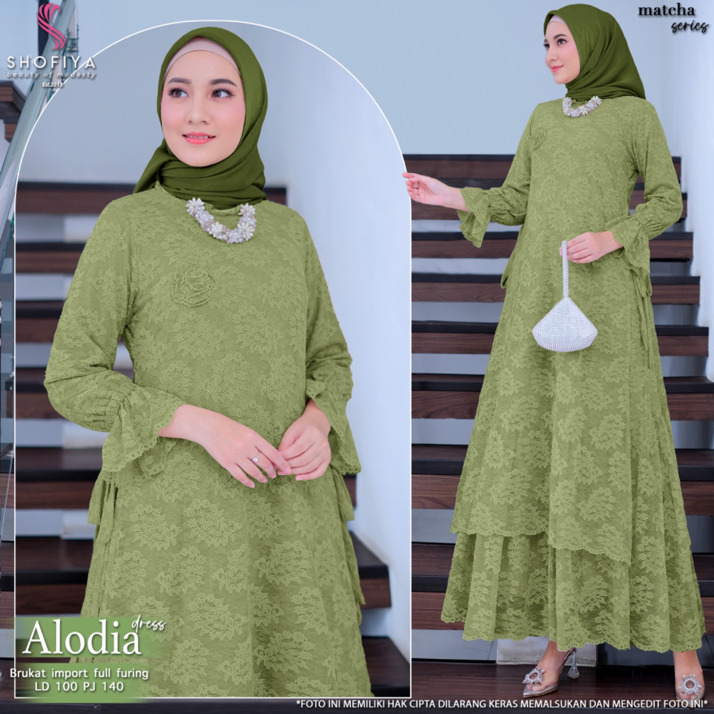 BROKAT WANITA // FASHION MUSLIM // PESTA // WISUDA // KONDANGAN // LAMARAN // DRESS MUSLIM