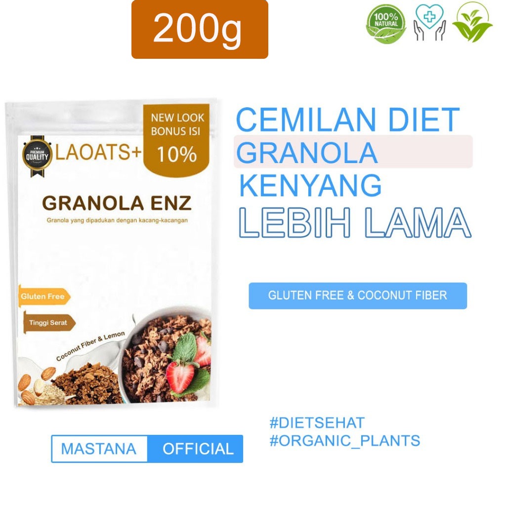 

Granola Coklat Minuman Diet Penurun Berat Badan Pelangsing Badan Susu Low Fat Rendah Lemak Laoats