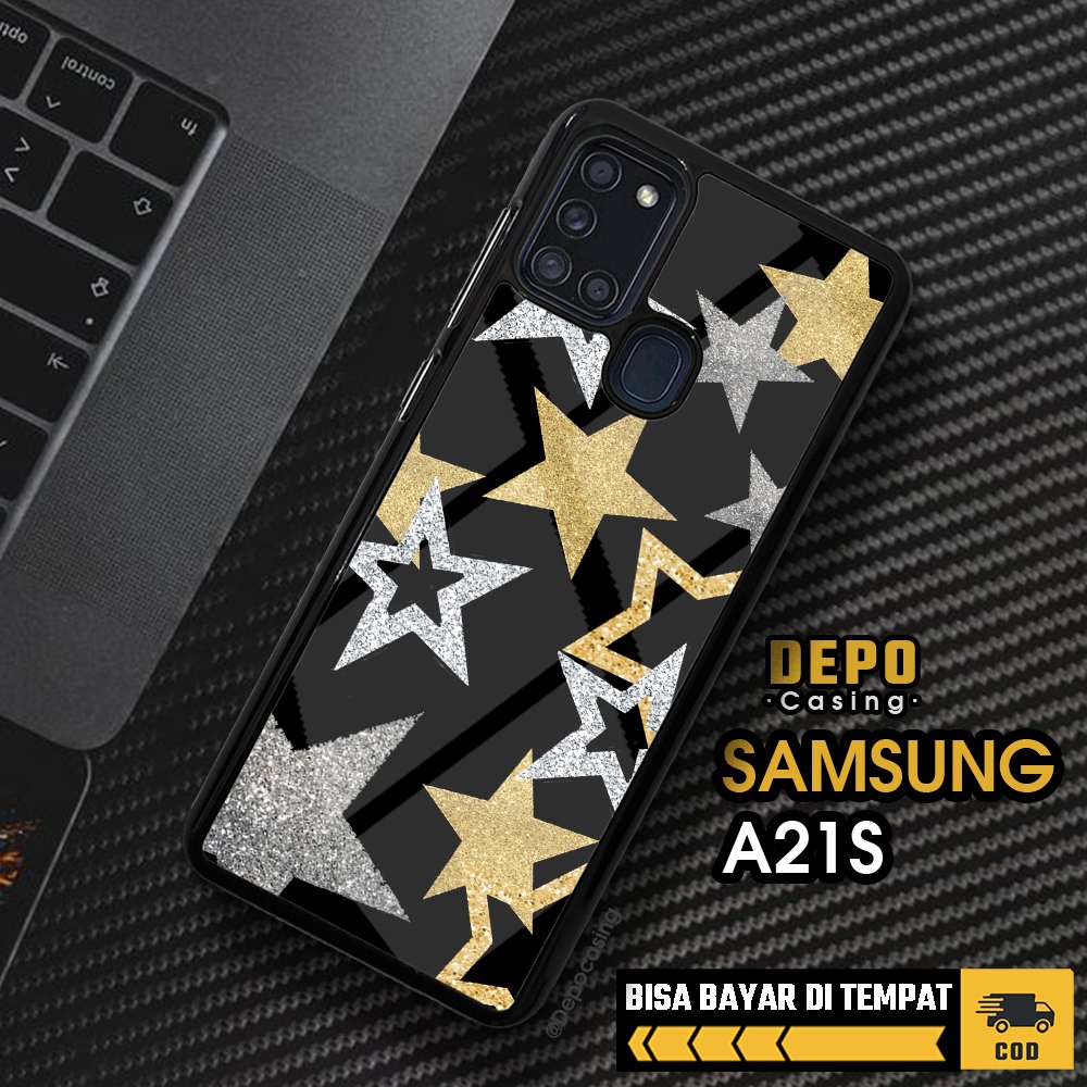Case Samsung A21S Casing Samsung A21S Casing Depo Casing [STAR] Case Glossy Case Aesthetic Custom Ca
