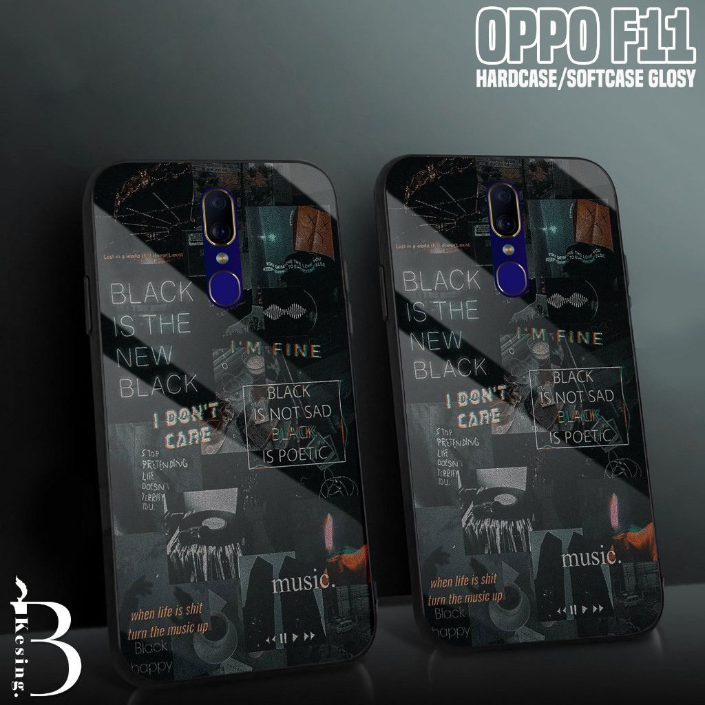 Case OPPO F11 - Casing Hp OPPO F11 Motif AESTH - Silikon Hp OPPO F11 - Kesing Hp - Softcase Kaca - P