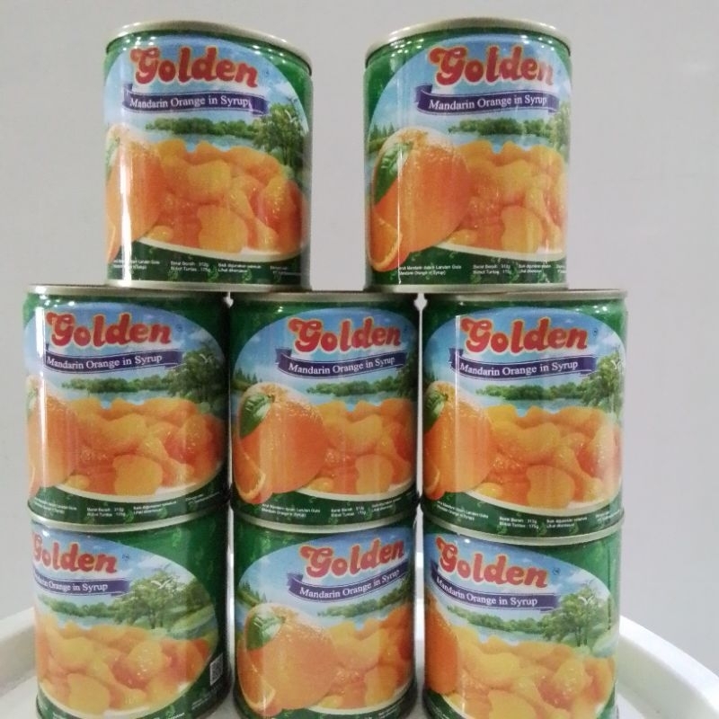 

Golden Mandarin Orange In Syrup Jeruk Mandarin Kaleng 312g