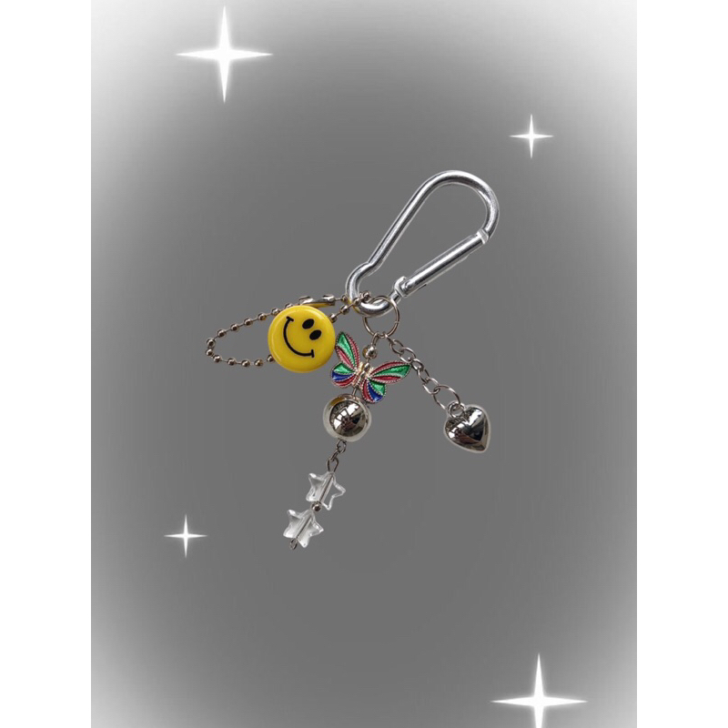 Charm/Keychain//Carabiner ⋆zmile⋆ by Peachype