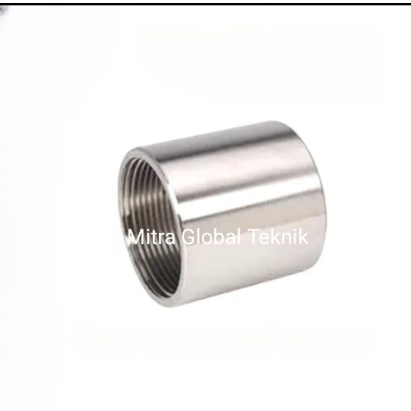 Pipa Socket Stainless Steel SS304 Drat 3/8" Inch