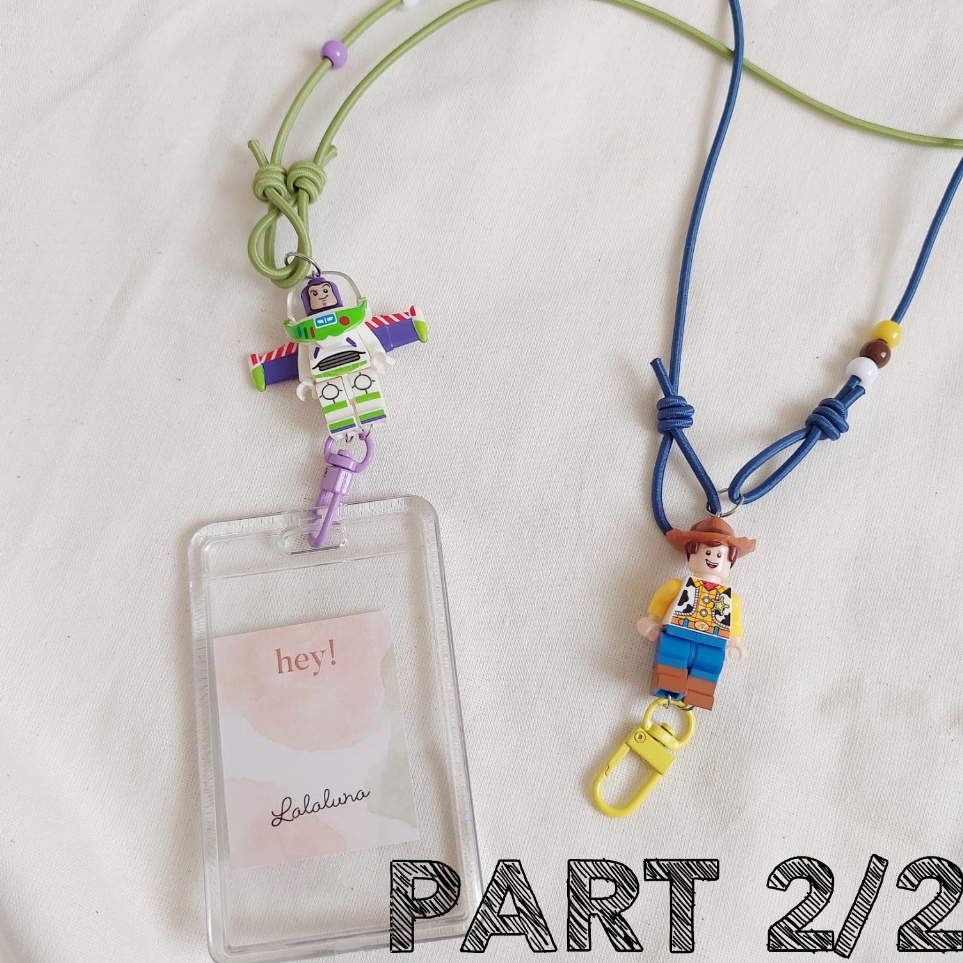 

KODE M9D4 Lalaluna LANYARD LEGO GANTUNGAN ID CARD LEGO part 22