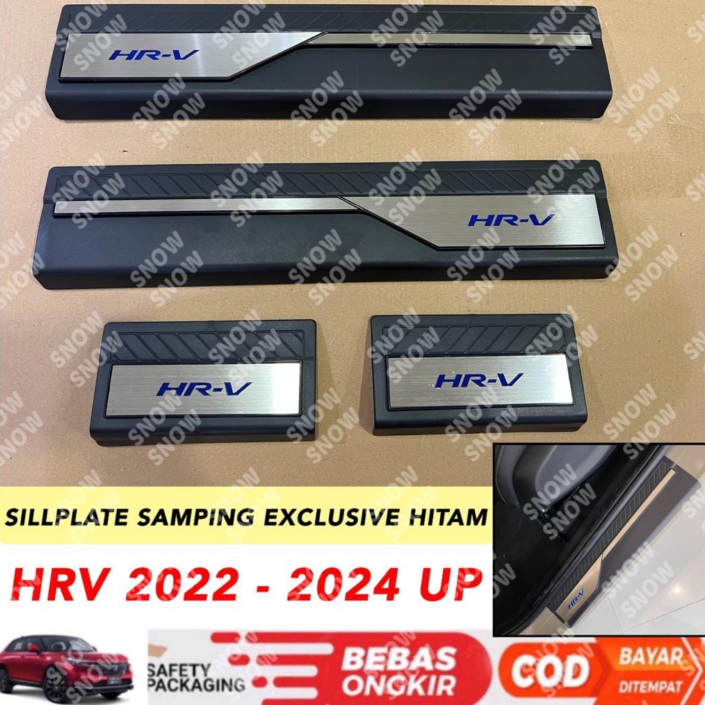 KODE C77J Sillplate Samping Honda HRV HRV 222 223 224 225 up Exclusive Hitam Chrome