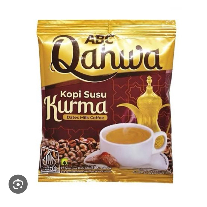 

ABC QAHWA kopi susu Kurma 27 gram