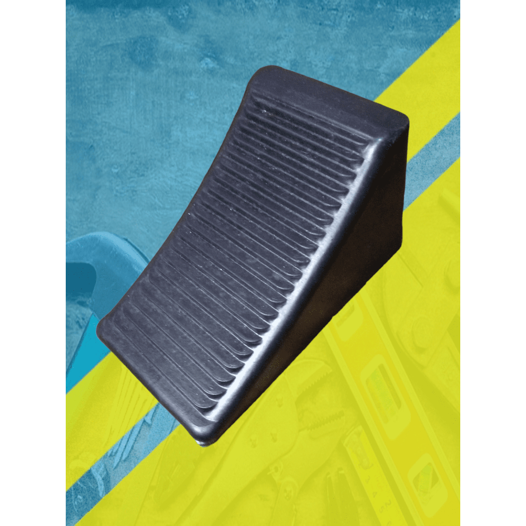 Alat Ganjalan Ban Truk Mobil Motor Ganjal Truck Bahan Karet   Alat untuk mengganjal ban mobil, motor