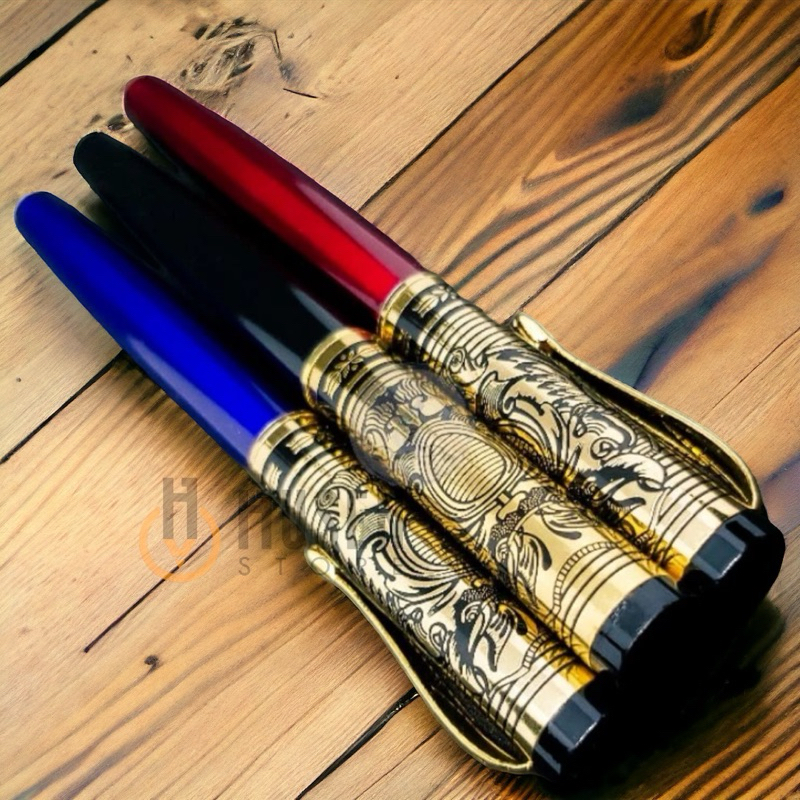 

Pulpen Ballpoint Pena Roler Batik metal 661