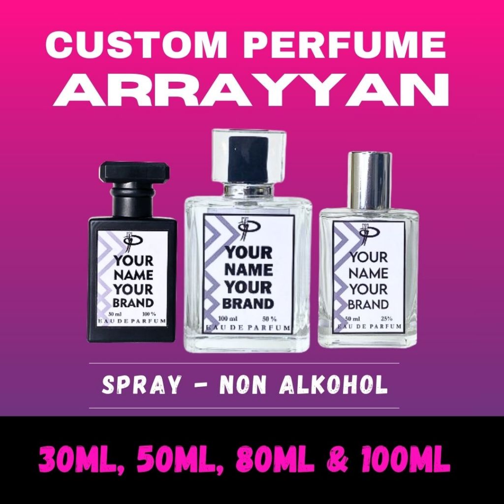 CUSTOM PERFUME AR-RAYYAN SPRAY NON ALKOHOL - PARFUM PRIA WANITA UNISEKS