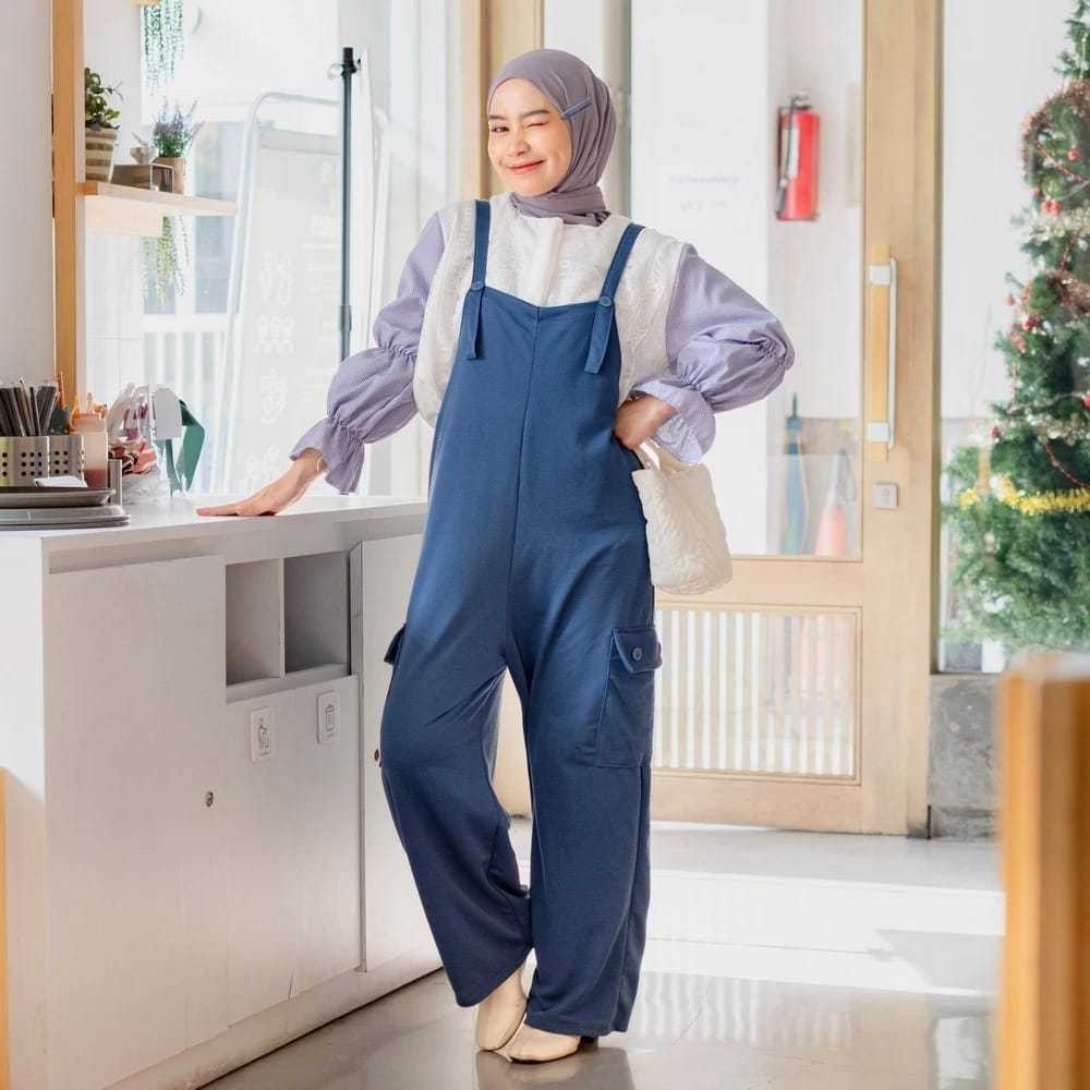 BRX- OVERAL CARGO PREMIUM // BAJU KODOK WANITA // JAMSWIT CARGO WANITA KEKINIAN