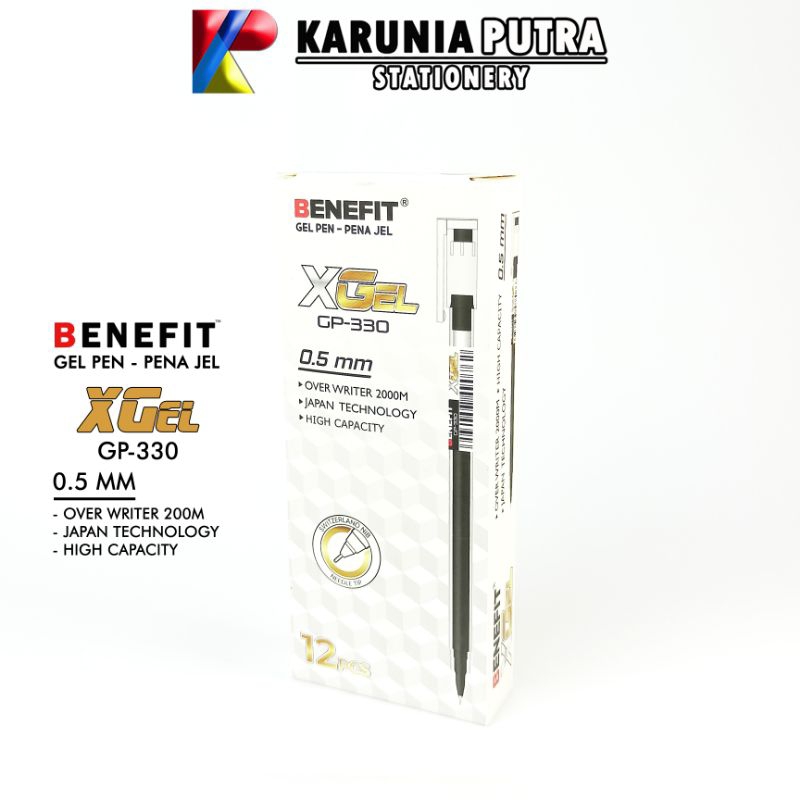 

Pulpen Gel Pen Benefit Xgel Gp-303 12pcs