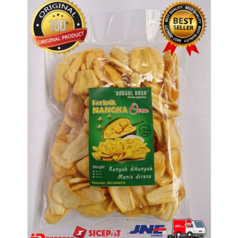 

Paling Laris keripik NANGKA PREMIUM GRADE B CEMILAN KELUARGA 25 gr
