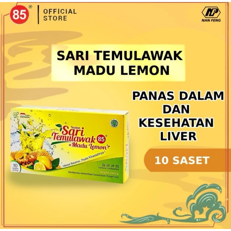 

Sari Temulawak 85 Instan Plus Madu Lemon - Menjaga Kesehatan Tubuh