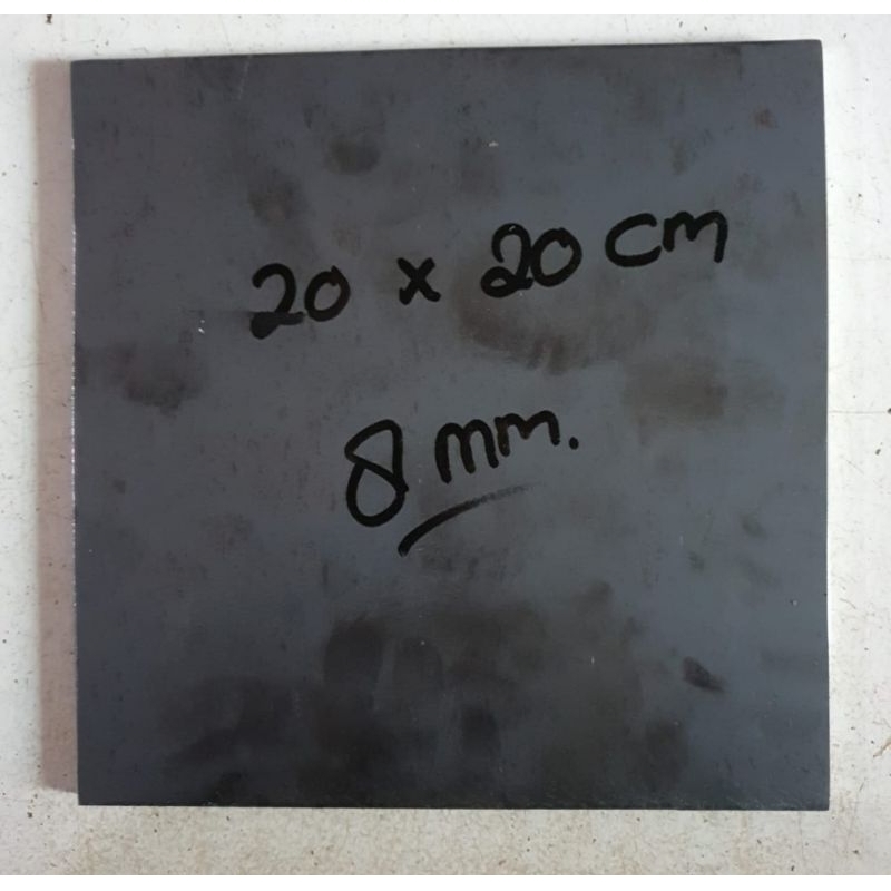 Plat Besi Hitam tebal 8mm ukuran variasi