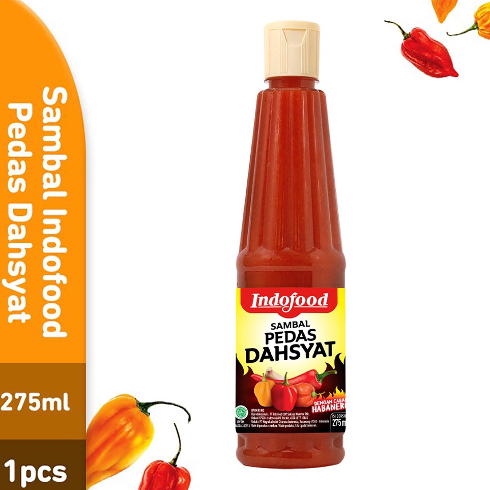 

Untuk Anda Sambal Indofood Pedas Dahsyat 275 ml 1 Pc