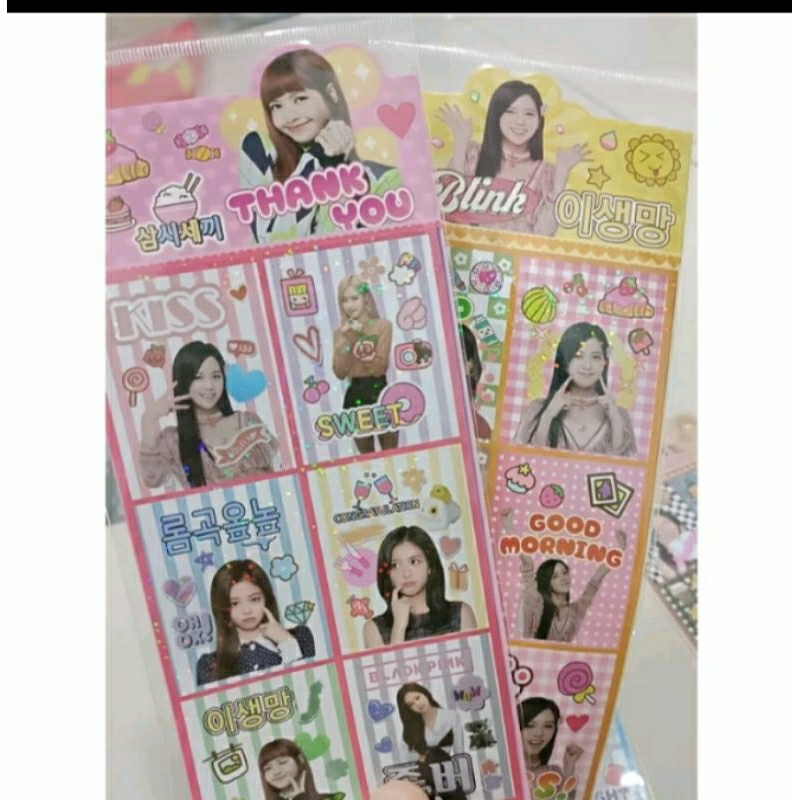 

sticker hologram blackpink