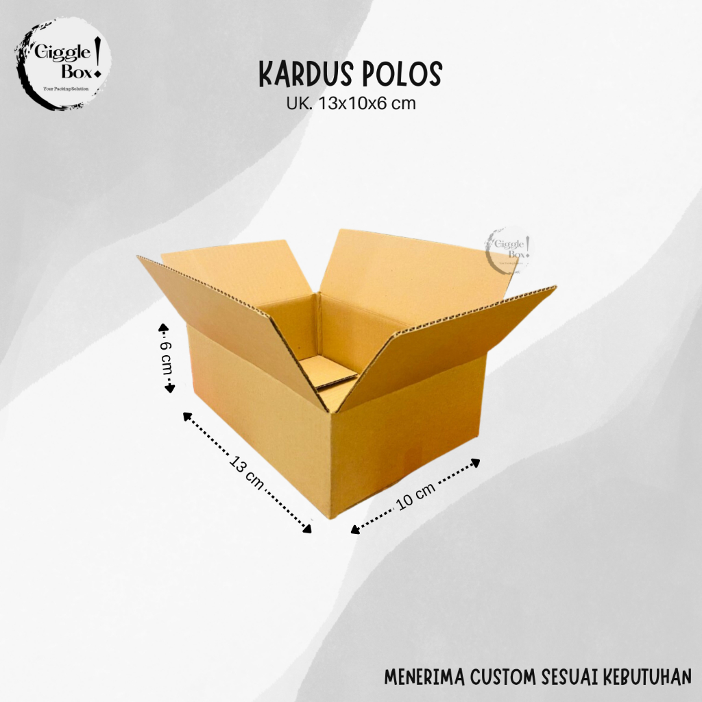 

Kardus Box Polos baru uk. 13x10x6 cm