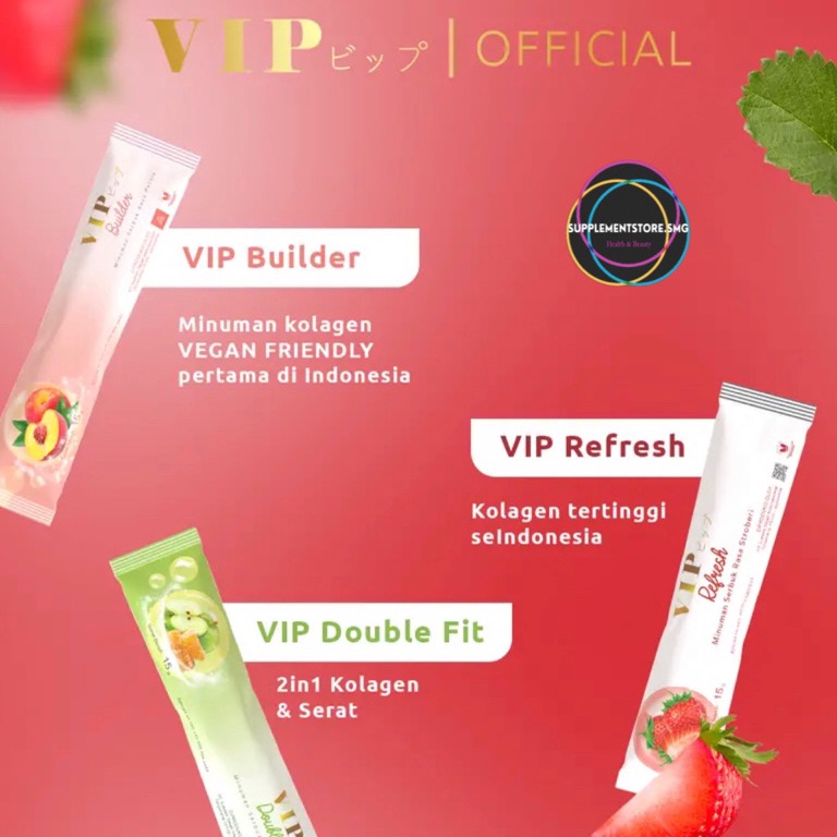 

Langsung Checkout ECER 1 SACHET VIP Collagen VIP Refresh VIP Builder VIP Doublefit Cocoflim Fiber Kolagen Glowing Kuku Rambut Diet