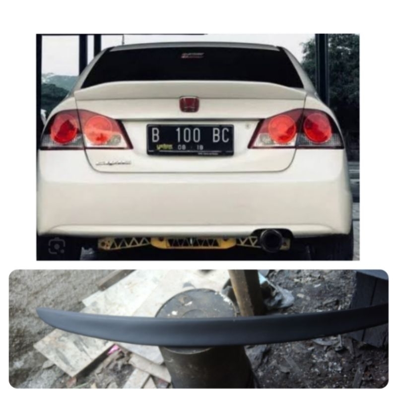 duktil spoiler bagasi Civic fd