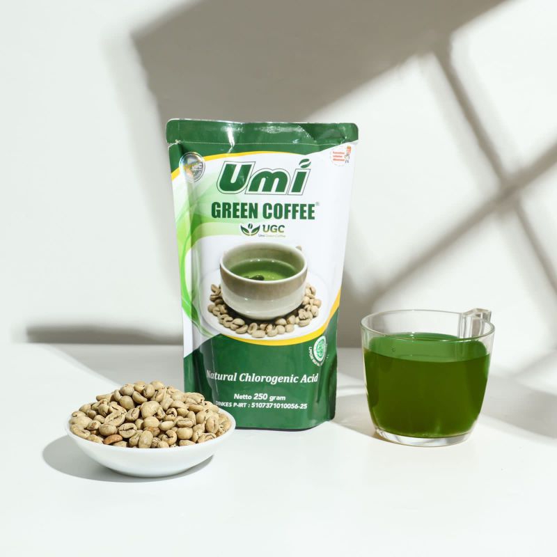 

[gratis hadiah] UGC umi green cofee hijau isi 250 gram