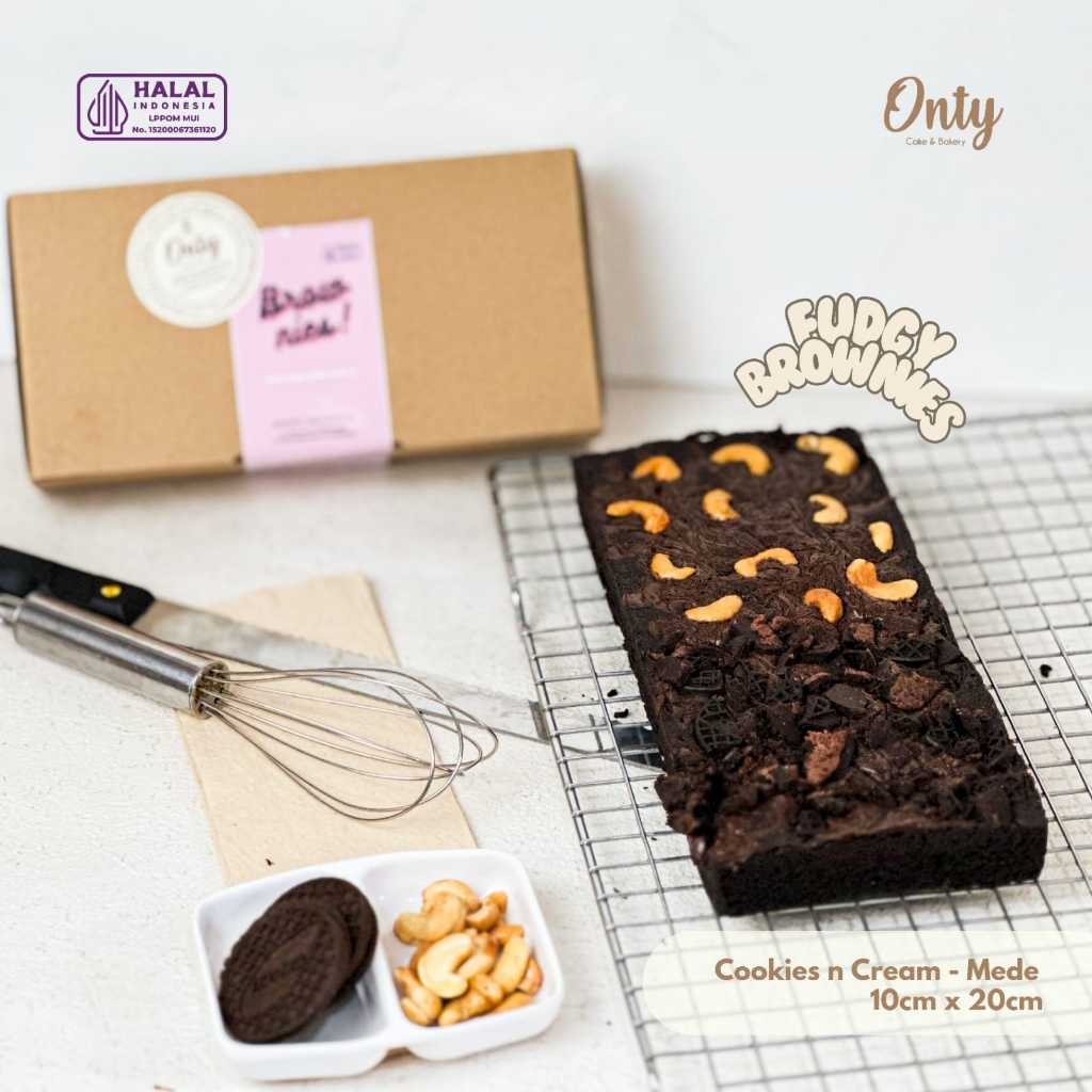 

Brownies Fudgy/ Brownies UK 20x10cm / Brownies Kue Lebaran / Hampers Brownies