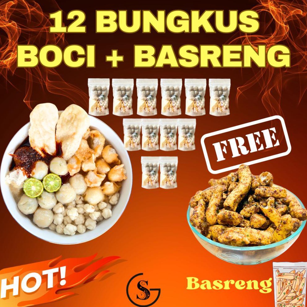 

Cepaat 12 bungkus baso aci paket hemat aja basreng