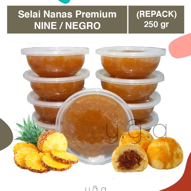 

Keren abis Selai Nastar Premium The NINE REPACK 25gr Sele Isian Nanas