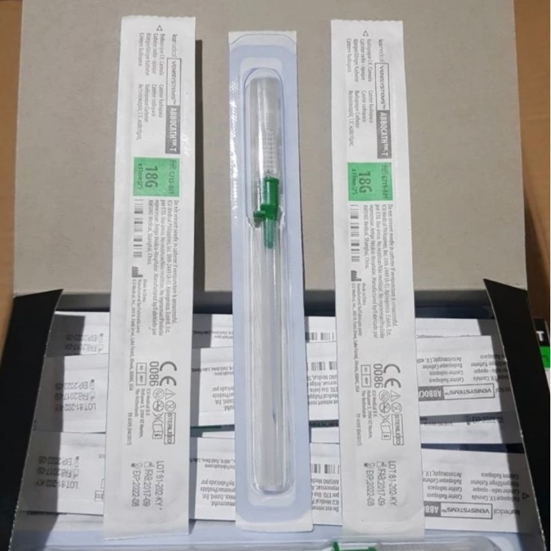 IV Catheter Abbocath Venisystems 18 G 18G