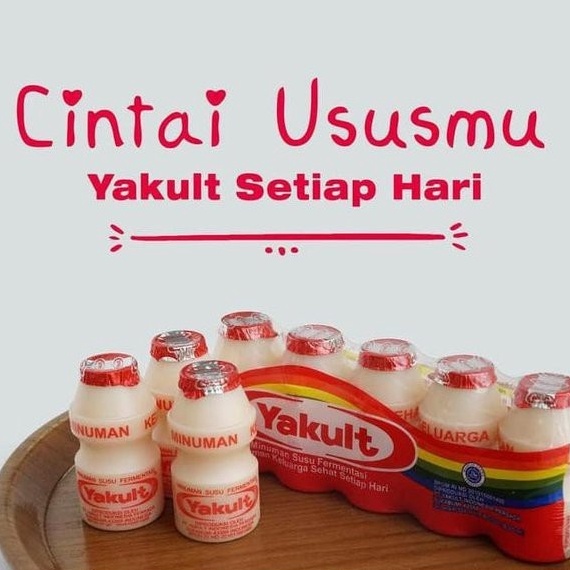 

Ekstra benefit YAKULT Minuman Probiotik isi 5 pcs MINUMAN SEGAR SEHAT