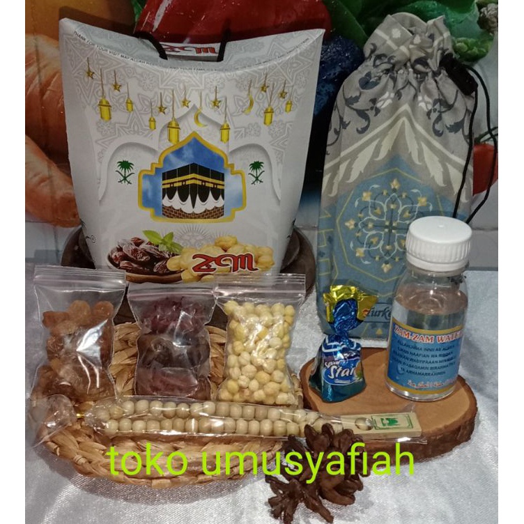 

Hot Sale paket oleh oleh haji dan umroh mewah paket souvenir paperbag