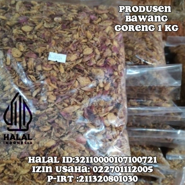

Belanja disini Bawang goreng grade c 1kg murah