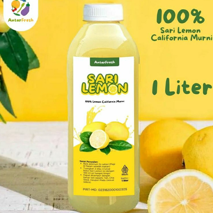 

Sale Sari Lemon Murni 1 Liter Bantu Diet Tubuh Juice Lemon AntarFresh