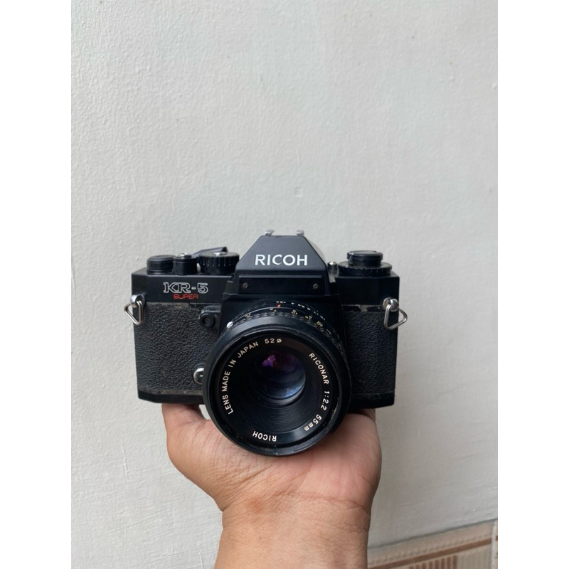 Ricoh KR-5 super Lensa fix original bawaan