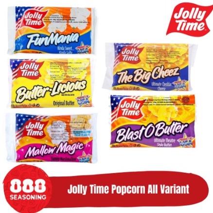 

Pesan Saja READY ALL VARIAN Jolly Time 1gr Microwave Pop Corn