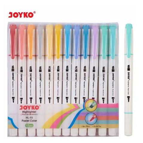 

KODE S4P2 Highlighter Penanda Joyko HL55 isi 12pcs