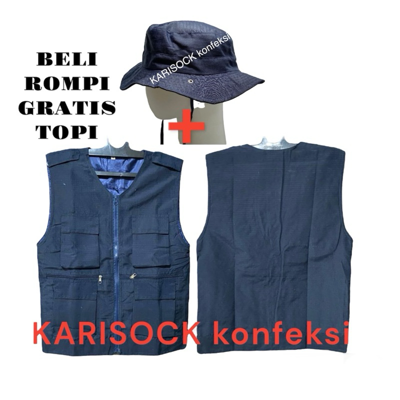 ROMPI BANYAK KANTONG / ROMPI TACTICAL / ROMPI CARGO PRIA WANITA / ROMPI MULTIFUNGSI / VEST