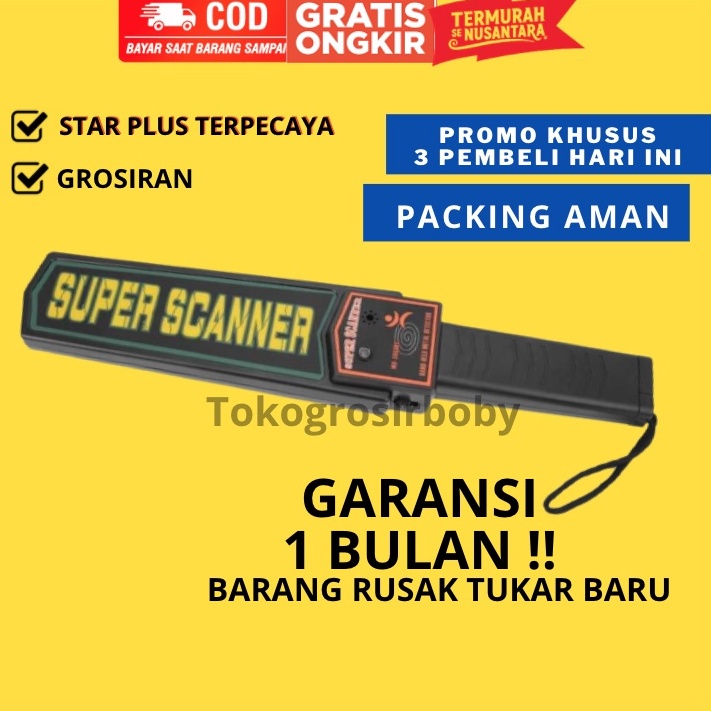 

KODE M8O7 SECURITY METAL DETECTOR ALAT METAL DETEKTOR LOGAM SUPER SCANNER