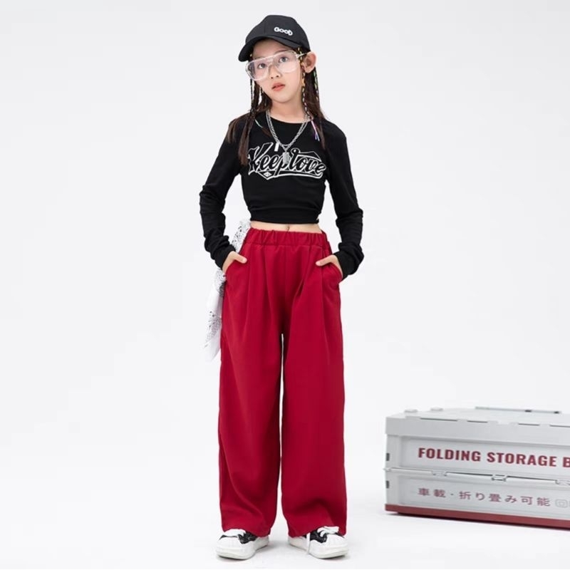 setelan crop top kulot santai