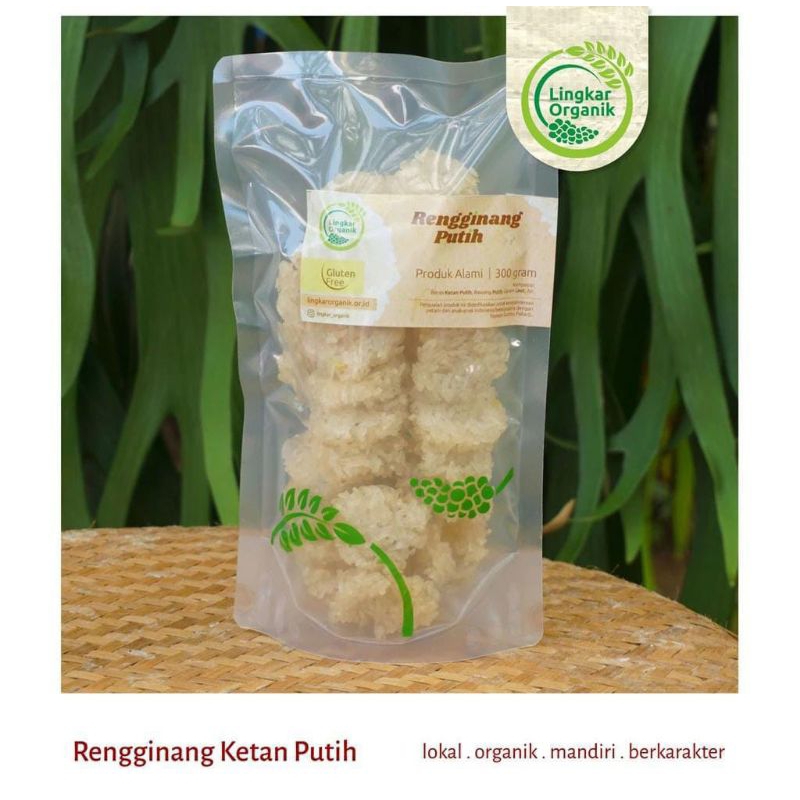 

Rengginang putih 300gram Lingkar organik