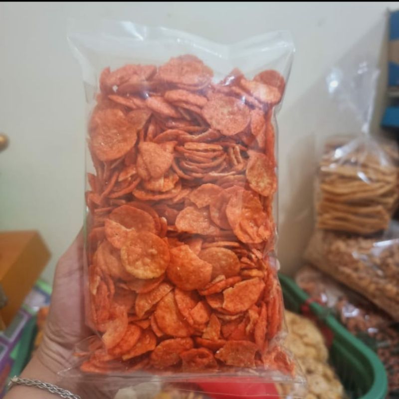 

Cemilan Opak Balado 250gr