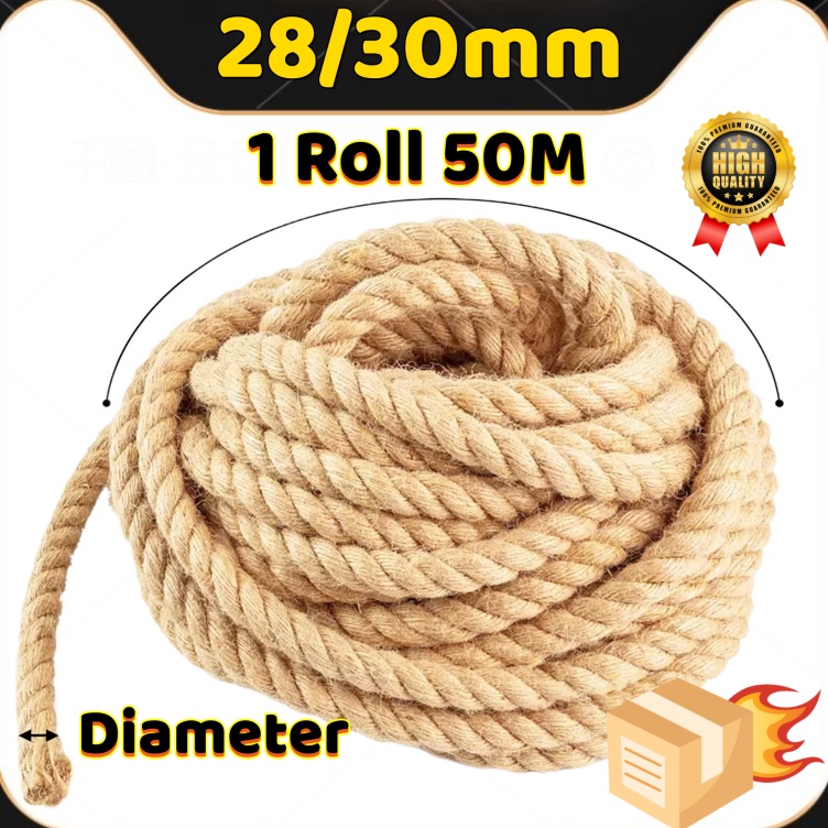 

ART W97T Tali tambang besar 283mm Tarik tambang tali tambang manila goni dadung tampar tali tambang kapal