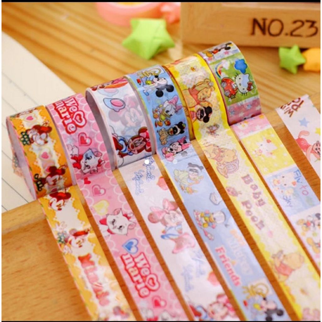 

Solatip Motif Karakter Lucu dan Unik Isolasi Solasi Lakban Kekinian panjang 2 meter lebar 1,5 cm Varian bentuk warna motif - Kuning