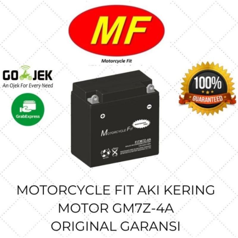 AKI KERING MOTOR FITM7Z4A 9AH PULSAR 200 PULSAR UG3 PULSAR UG4 ACCU GM7Z4A