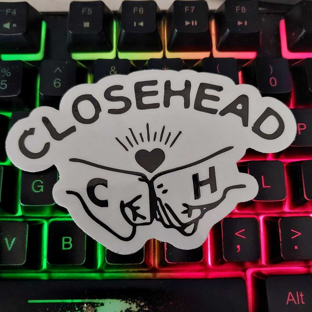 

STIKER CLOSEHEAD- BAND INDIE / STICKER HELM STICKER MOTOR STICKER LAPTOP