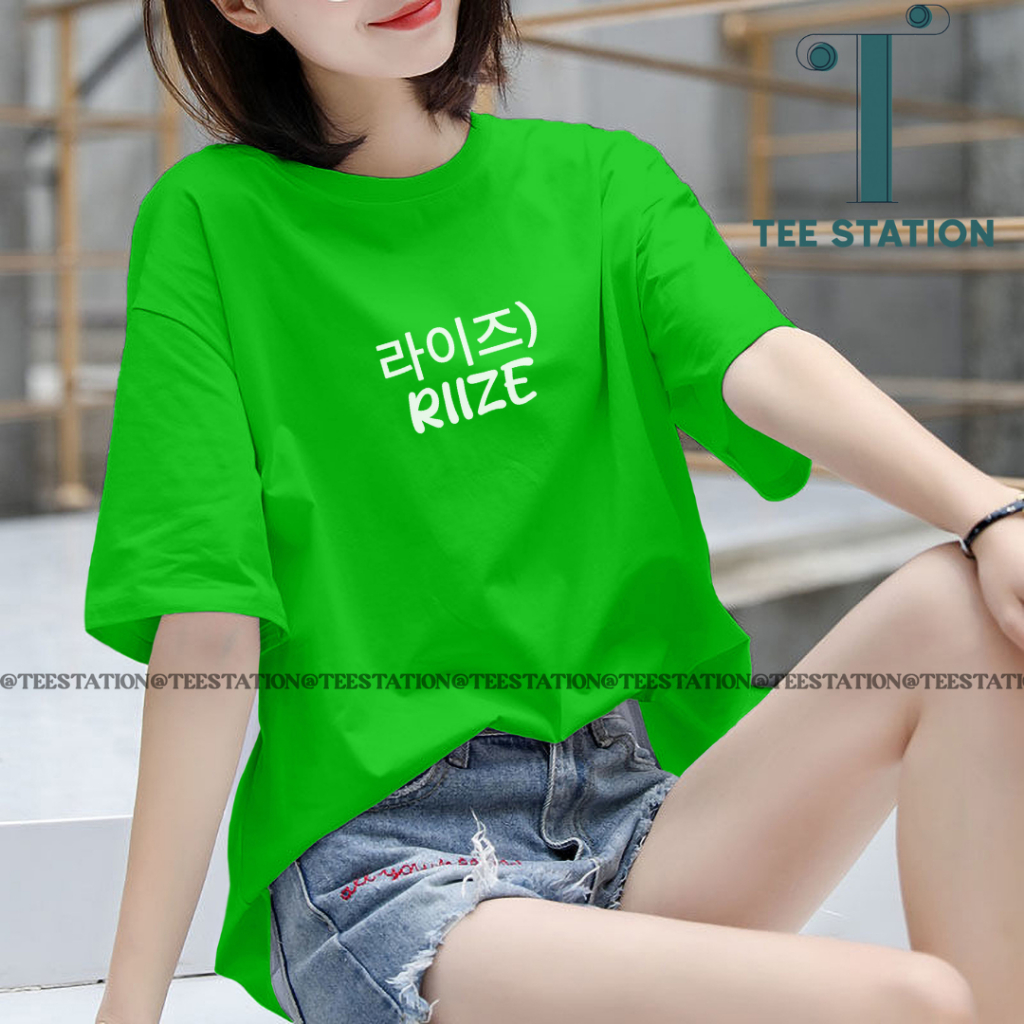 KAOS RIIZE KOREAN KOREA LUCU T-SHIRT FASHION WANITA PRIA COWOK CEWEK KATUN PREMIUM DISTRO LENGAN PEN