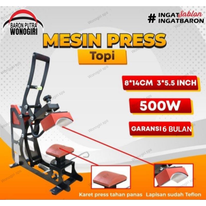 MESIN PRESS TOPI