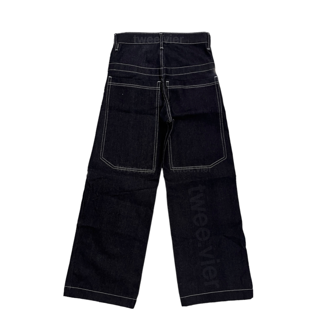 Pentagon Pocket Wide Leg Jeans  | Celana Skate seperti y2k JNCO