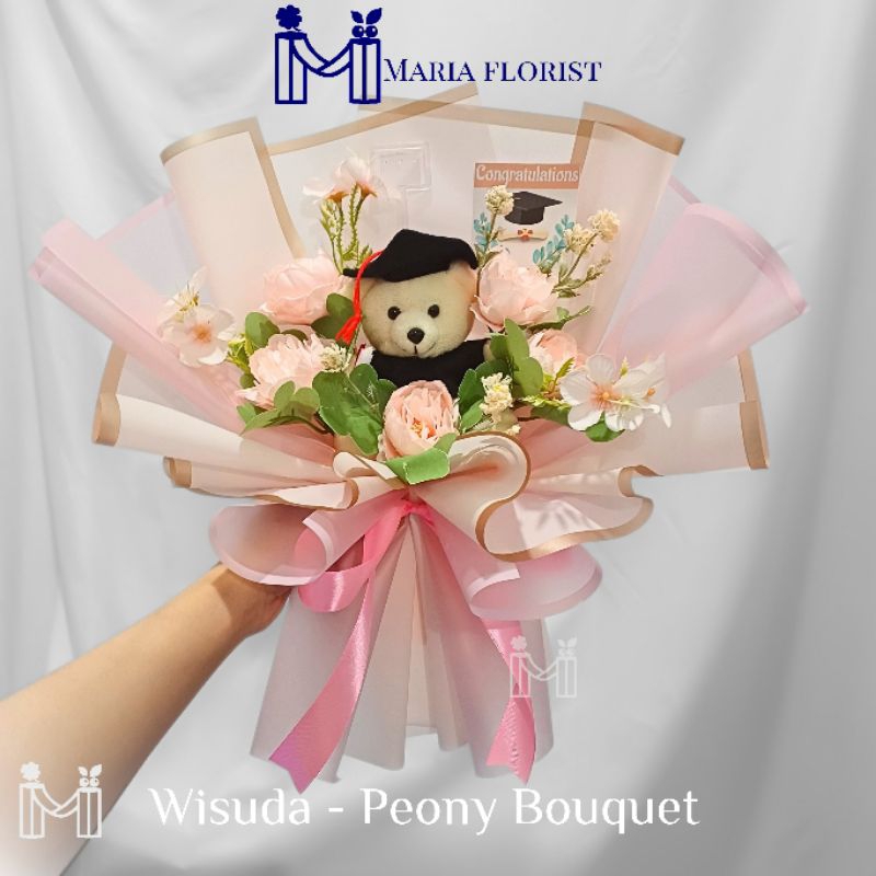 Buket Bunga Wisuda - Buket Bunga Palsu Wisuda