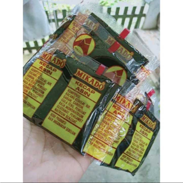 KECAP ASIN MIKADO/ KECAP ENAK MURAH 1 SACHET